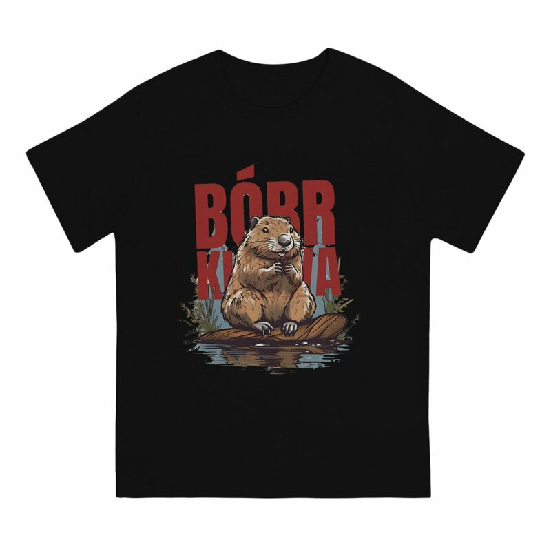Fajna fajna unikalny T-shirt Kurwa Bobr Casual T Shirt najnowsza koszulka dla dorosłych