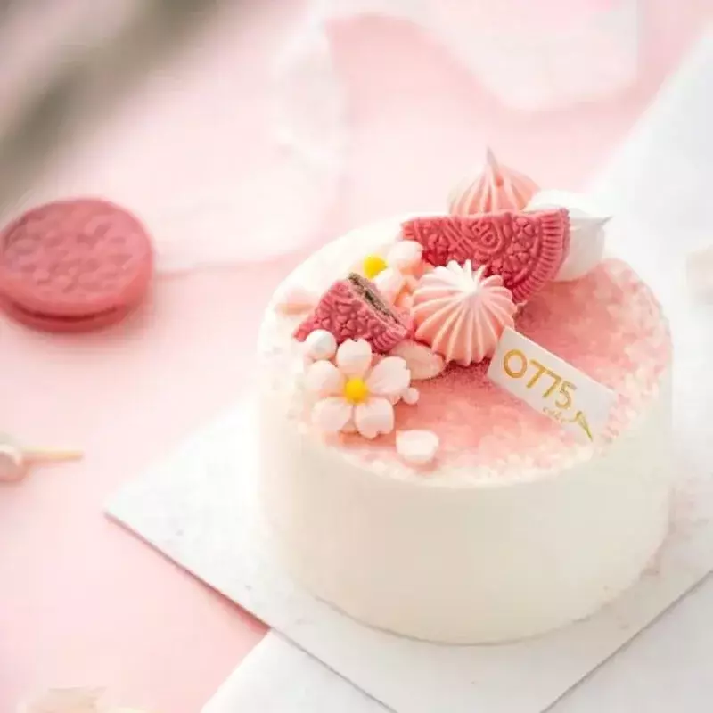 미니 벚꽃 몰드 DIY 베이킹 초콜릿 퐁당 케이크 장식 도구, DIY 양초 장식, 장미 꽃 실리콘 몰드, 수제
