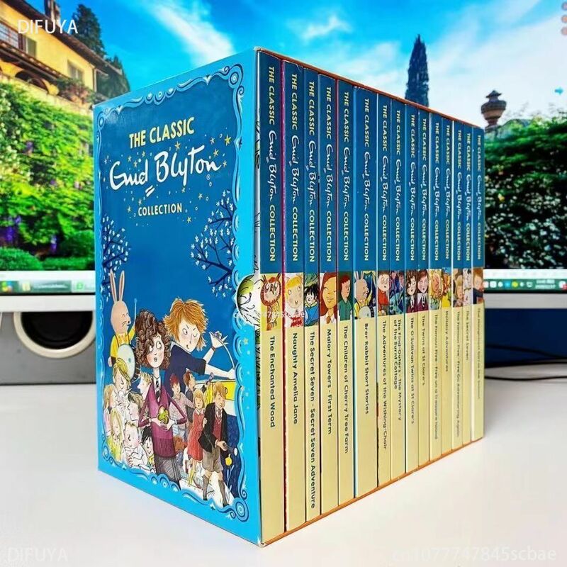 15 buku klasik Enid Blyton Collection Buku baca Set buku Novel remaja dewasa dalam buku bahasa Inggris untuk anak-anak