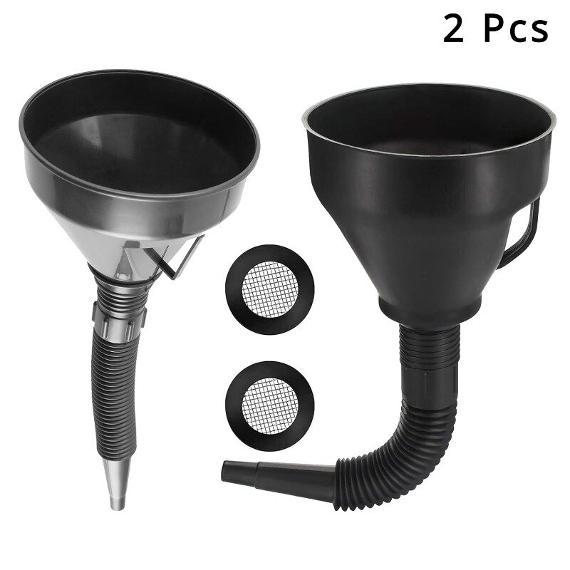 Wide Mouth Funnel with Handle Multi-Functional Large Plastic Automotive Funnels for Car and Motorcycles Engine Oil Liquid Diesel