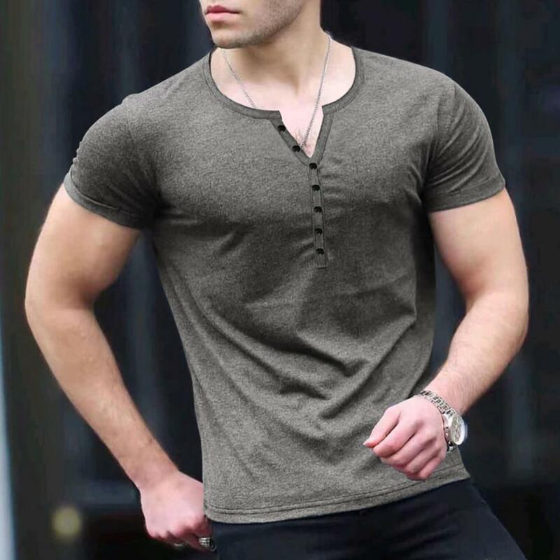 Fitness T-Shirt atmungsaktive Pullover Top Schweiß absorbiert stilvolle reine Farbe schlanke Pullover T-Shirt schlanke Pullover T-Shirt