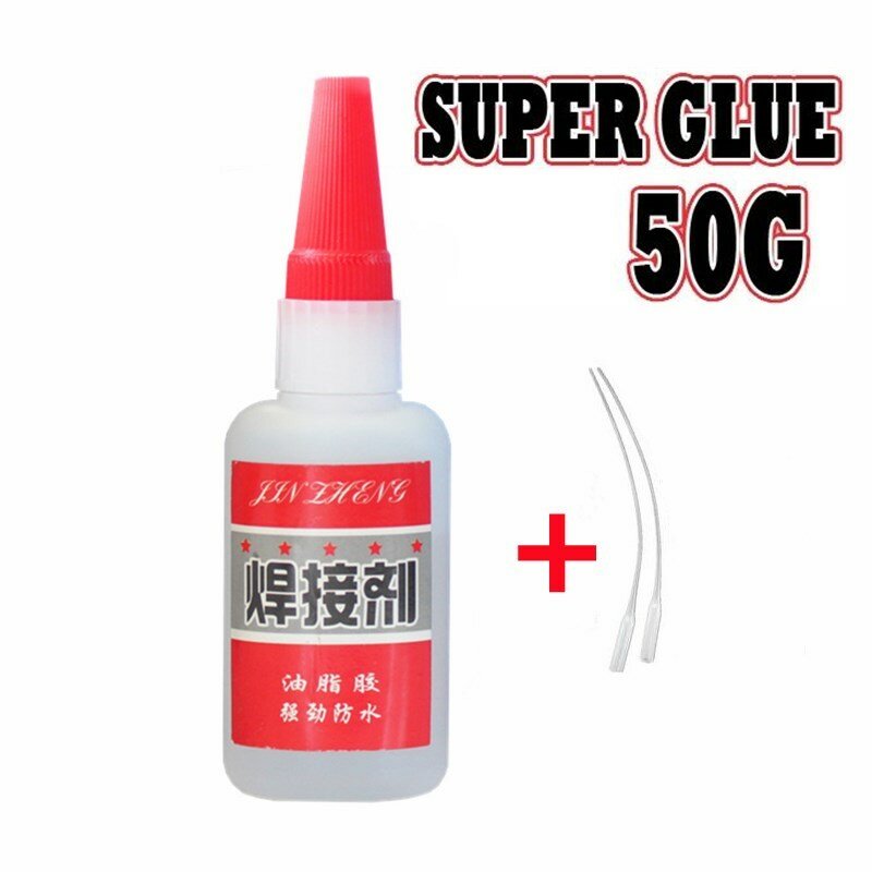 50g Super Glue Oily Welding Agent Oil Glue Sticky Shoes Metal Wood Ceramic Handmade DIY Grease Glue Acrylate Adhesive 500 0.1h