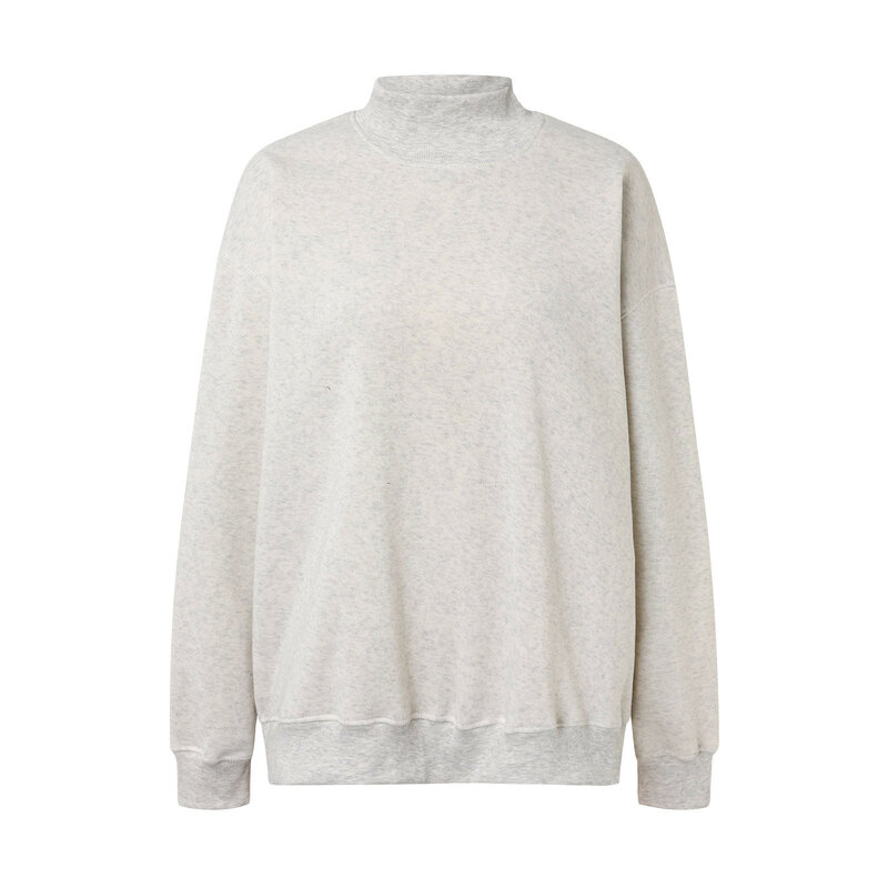 Nieuwe Oversized Coltrui Sweatshirts Koreaanse Mode Pullovers Effen Tops Herfst Lange Mouw Losse Casual Sweatshirt Streetwear