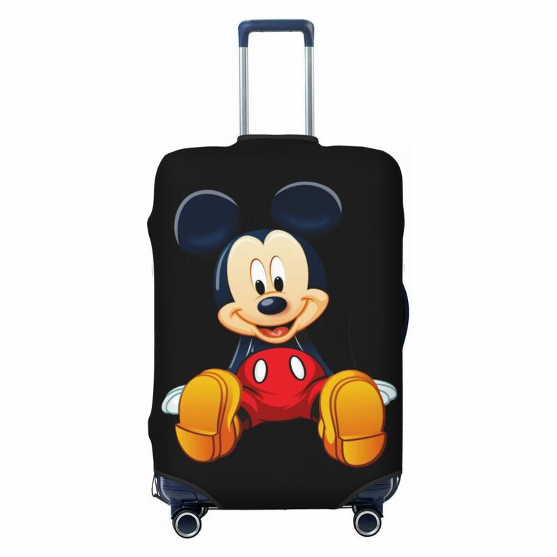 Coprivaligia da viaggio elastico con protezione per bagagli di topolino di moda personalizzata