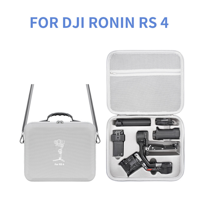 Tas bahu untuk DJI Ronin RS 4 wadah penyimpanan Stabilizer Gimbal tas tangan aksesoris RS4 koper cangkang keras kotak bawaan anti-jatuh