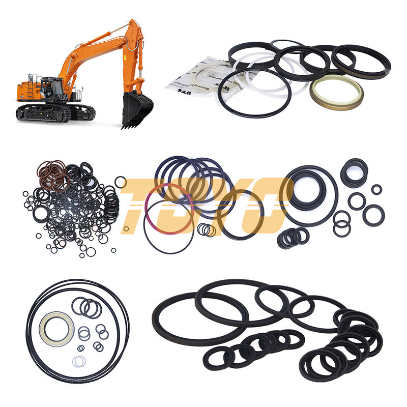 Kit de reparación de cilindro hidráulico, brazo de excavadora, Cubo de brazo, sello para HITA-CHI, ZX110, ZX120, ZX130, ZX135