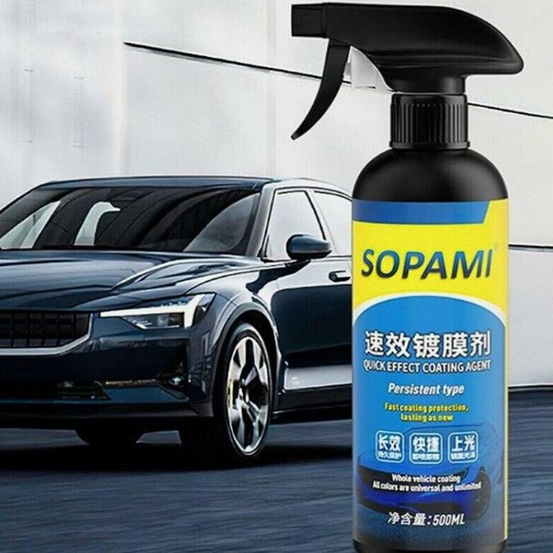 Sopami Car Coating Spray Nano Ceramic Quick Effect Car Coating Agent Spray Quick Coat Car Wax Polish Spray protezione per auto