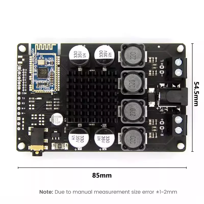 TPA3116 płyta wzmacniacza Audio Bluetooth BK3266 odbiornik TWS 100W × 2 wsparcie dla do domu z motywem muzycznym głośników DIY Amp domowego