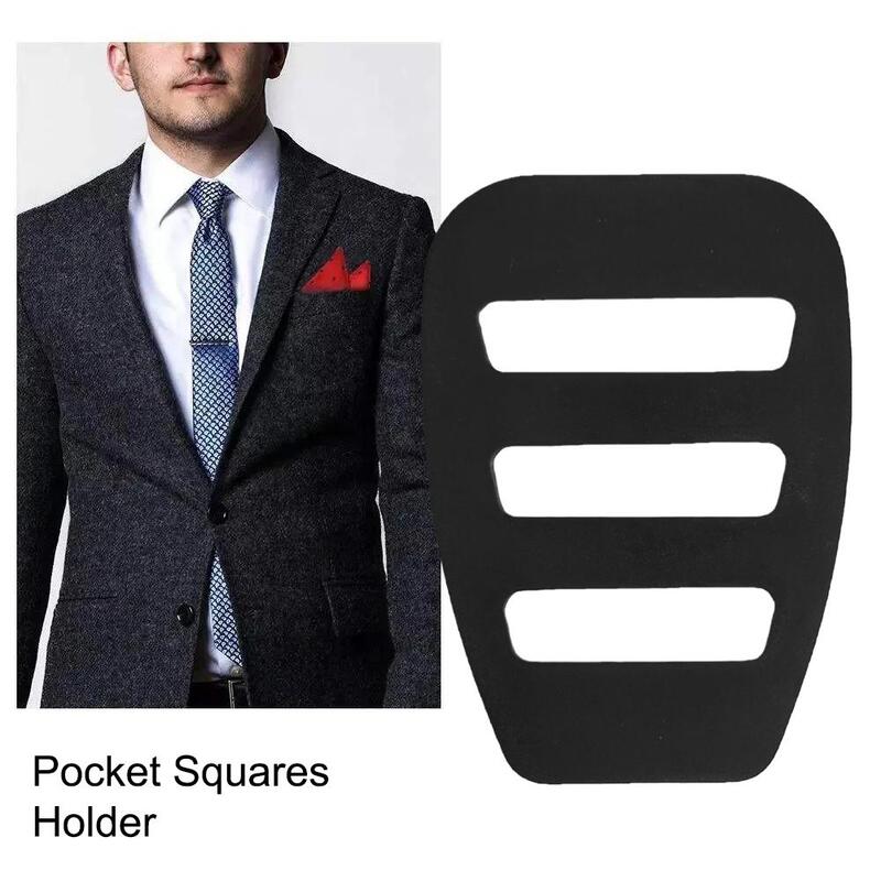 Fashion Pocket Square Holder Handkerchief Keeper Organizer Man Prefolded Handkerchiefs For Gentlemen Suit Wearing Accessory Z6E3