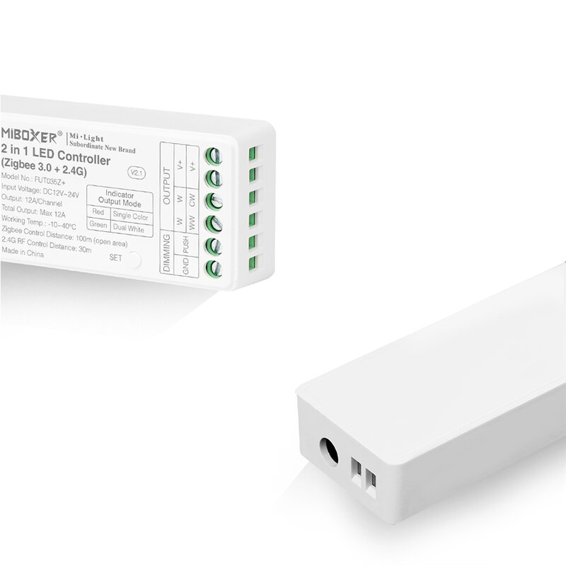 Miboxer-atenuador inalámbrico RF de 2,4G, regulador CCT RGB RGBW RGB + CCT FUT035S + FUT037S + controlador, tamaño mínimo, MiLight