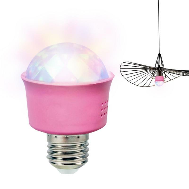 Ampoule Strob LED rotative réutilisable, ampoule de scène rotative automatique, lampe Chang pour fête, conférence de famille