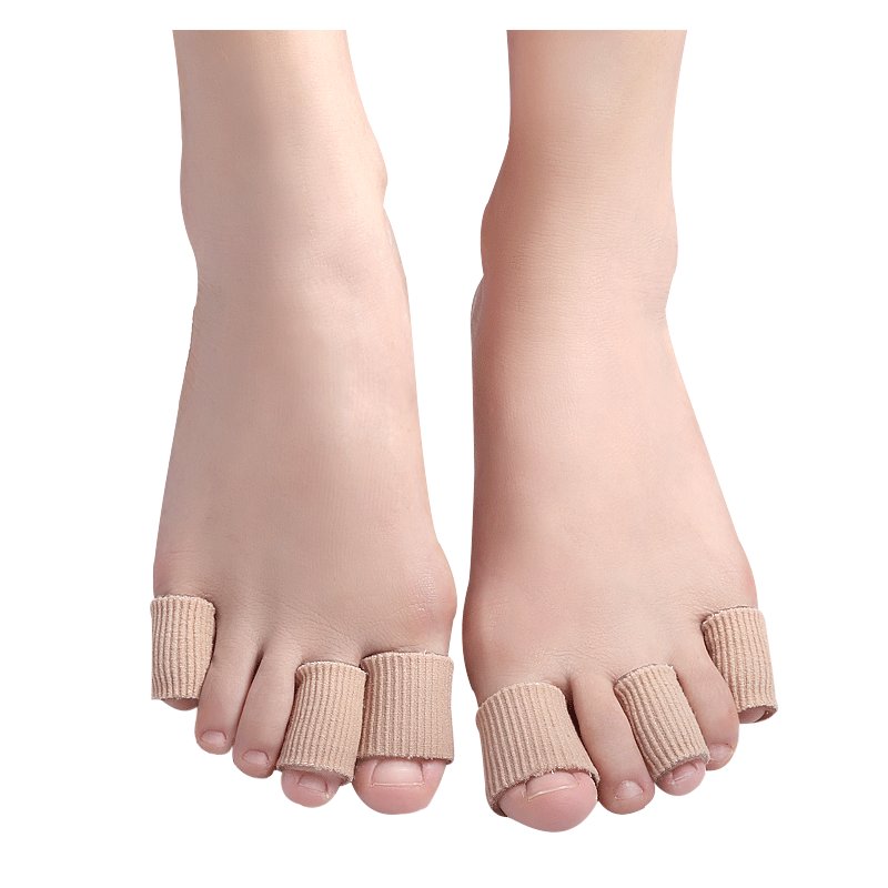 Fabric Toe Separator Finger Protector Applicator Corn Callus Remover Bunion Corrector Pedicure Tools Pain Relief Tube Foot Care