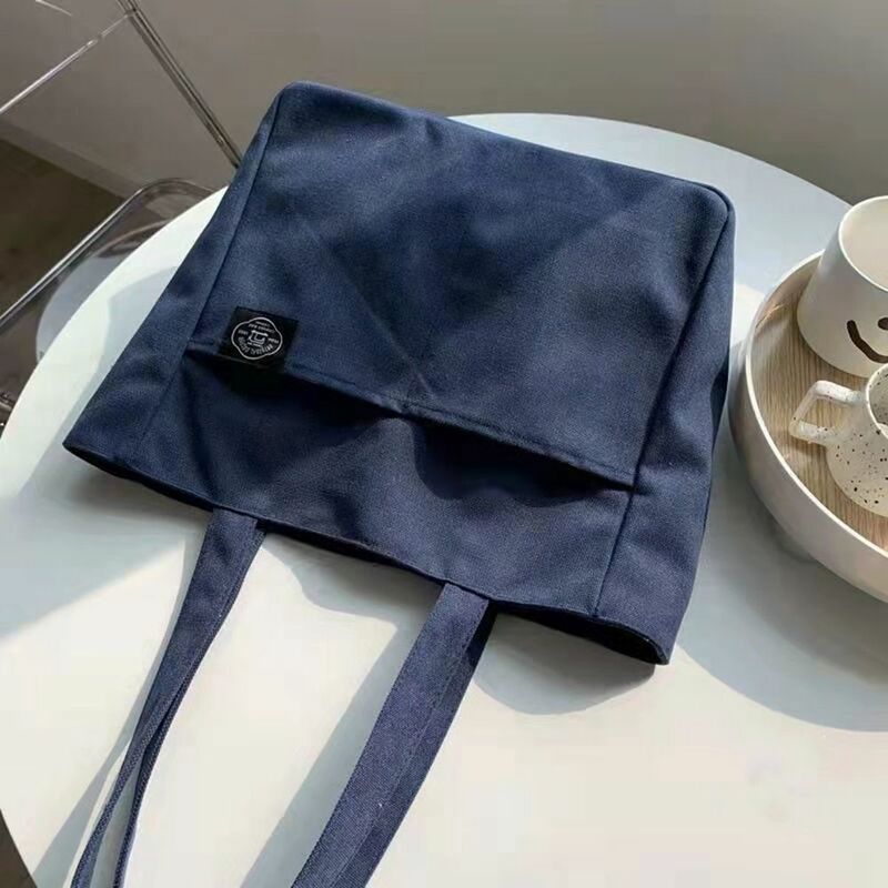 กระเป๋าผ้าสะพายไหล่สำหรับผู้หญิงสำหรับพนักงานออฟฟิศกระเป๋าผ้าน้ำหนักเบาจุของได้เยอะกระเป๋าผ้าแคนวาส