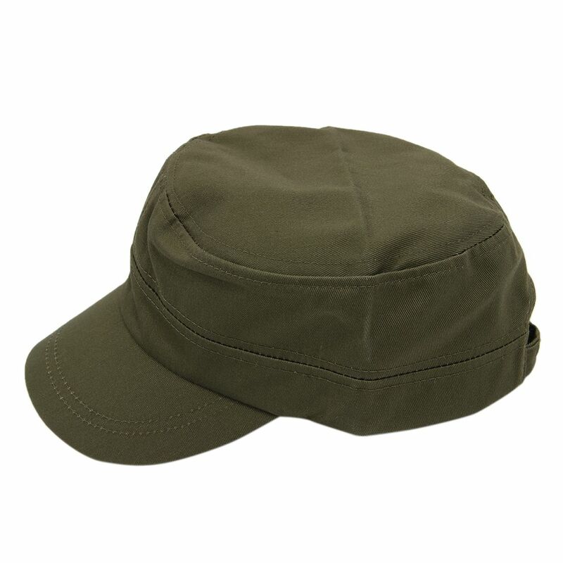 Gorra lisa ajustable, color verde