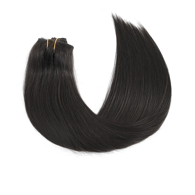 Lovevol klip lurus Remy mesin Brasil kepala penuh seri Volume 160G ekstensi rambut klip rambut 100% rambut manusia