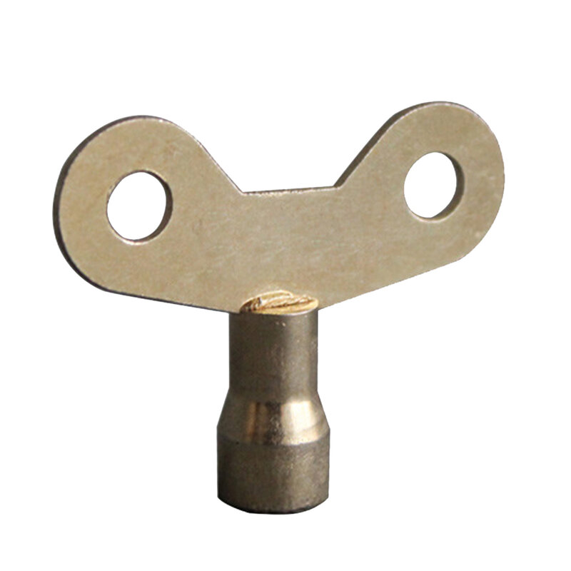 2 pz chiavi del rubinetto 6mm bobina quadrata chiavi in ferro solido tubo del radiatore chiave di scarico per sfiato valvola dell'aria parti Hardware per la casa