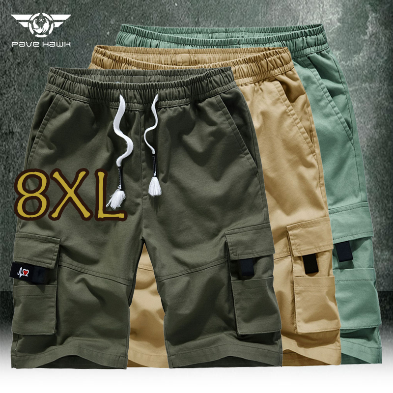 Шорты-карго мужские тактические, летние штаны в стиле милитари спецназ, с пятью точками, уличные носимые повседневные с несколькими карманами
