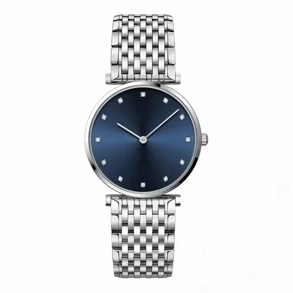 Luxury New Womens Mens Watch Quartz Black Blue Wristwatch Sport Watches