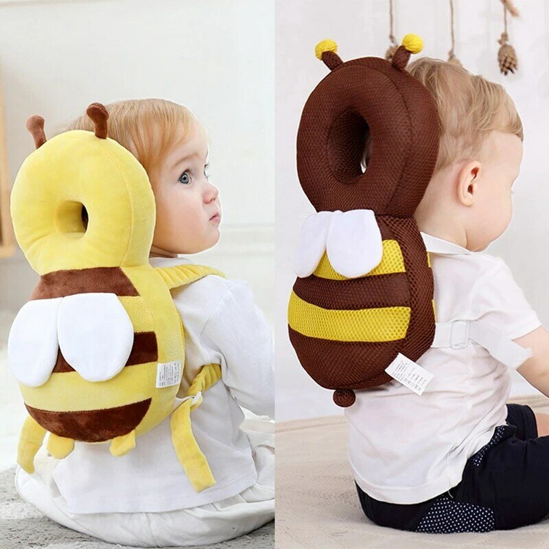 Baby Walking Head Protection Pillow Infant Safety Helmet Headrest Cushions Learning Protection Pad Bee Head Hat Newborn Things