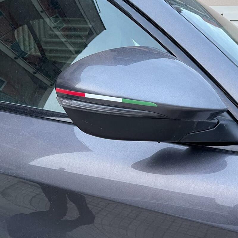 Наклейка на зеркало автомобиля, устойчивая, не выцветает, Полоска, для гоночных автомобилей