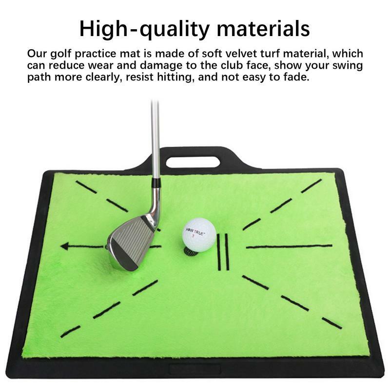 Golf Übungs matte Golf Impact Mat Pfad Feedback Golf Trainings gerät Golf Pad für Swing Erkennung und Batting Golf Fahren