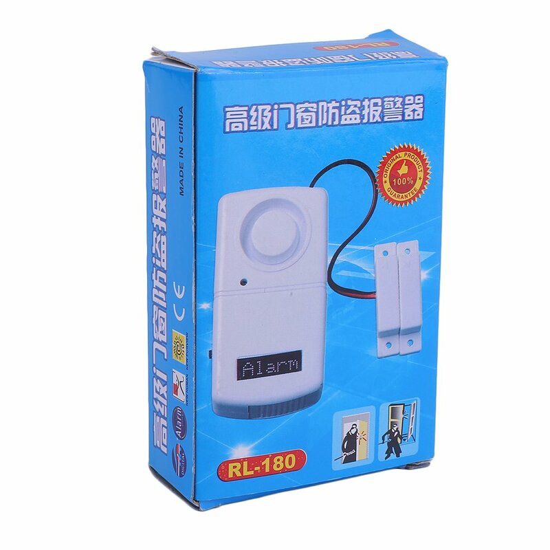 Sensor de alarma magnético de alta sensibilidad, sistema de alarma de seguridad para el hogar, más de 120dB