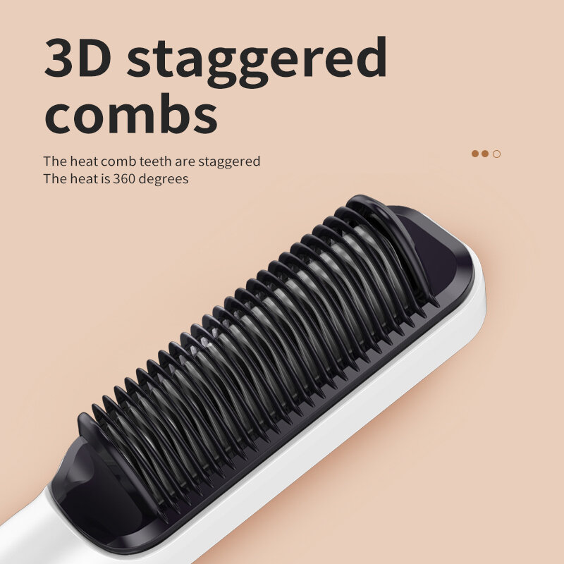 Negative Ion Comb Straightener Does Not Hurt Hair Big New LCD Curl Bangs Straight Iron Splint Artifact