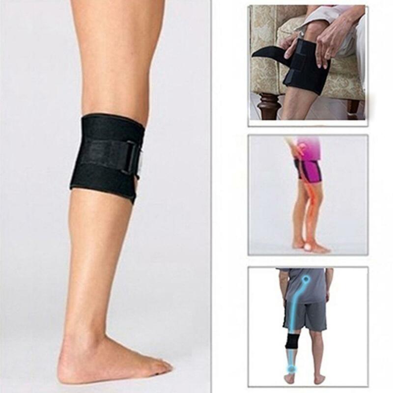 Terapia magnetica pietra alleviare la tensione tutore per ginocchio nervo sciatico per dolore alla schiena terapia magnetica supporto per ginocchio ginocchiera
