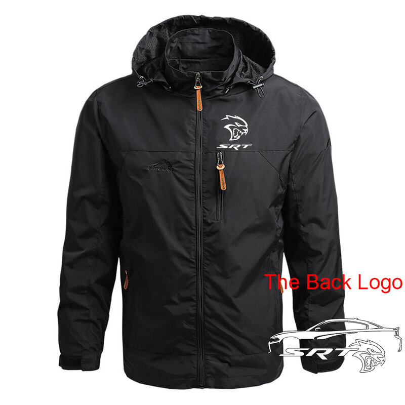 SRT Hellcat 2023 nuovo cappotto casual da uomo primavera e autunno cappotto impermeabile giacca a vento a quattro colori cappotto con cappuccio cappotto co
