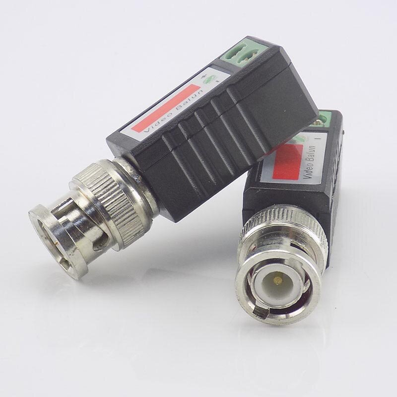 Cable Coaxial para cámara CCTV L19, transceptor de vídeo pasivo, Cable Utp, adaptador Coaxial, Bnc macho, Cat5, 1 par