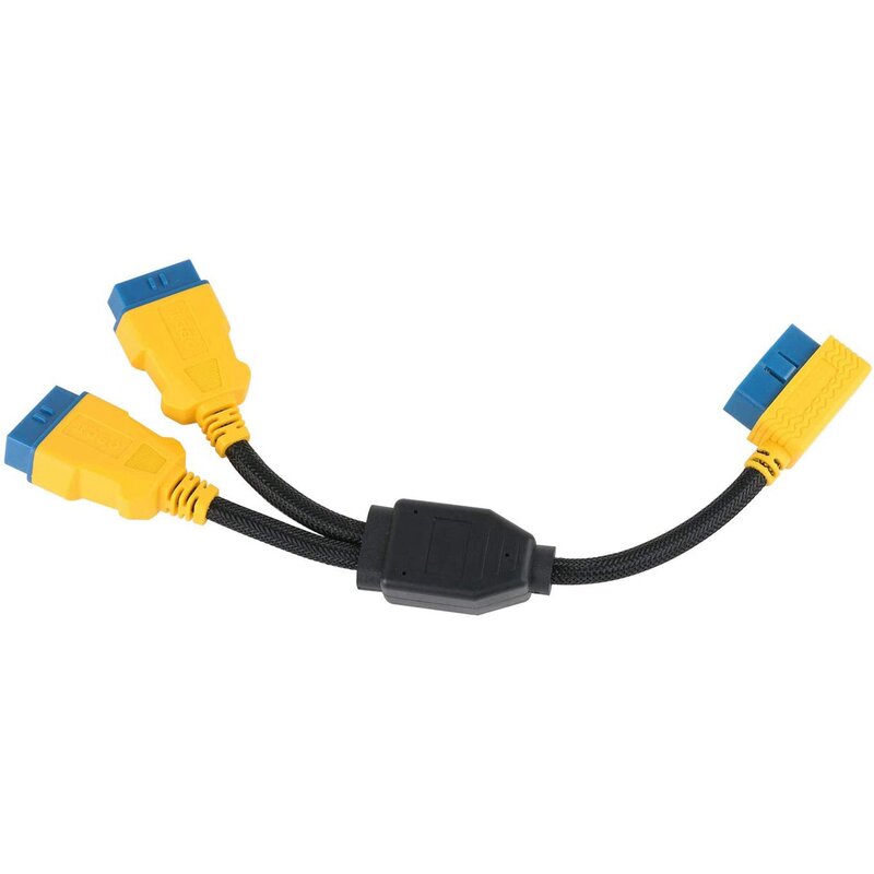 35cm OBD-2 Extension Splitter Cable Adapter 16Pin Extender Cord for Connecting Code Reader Scanner Diagnostic Tool