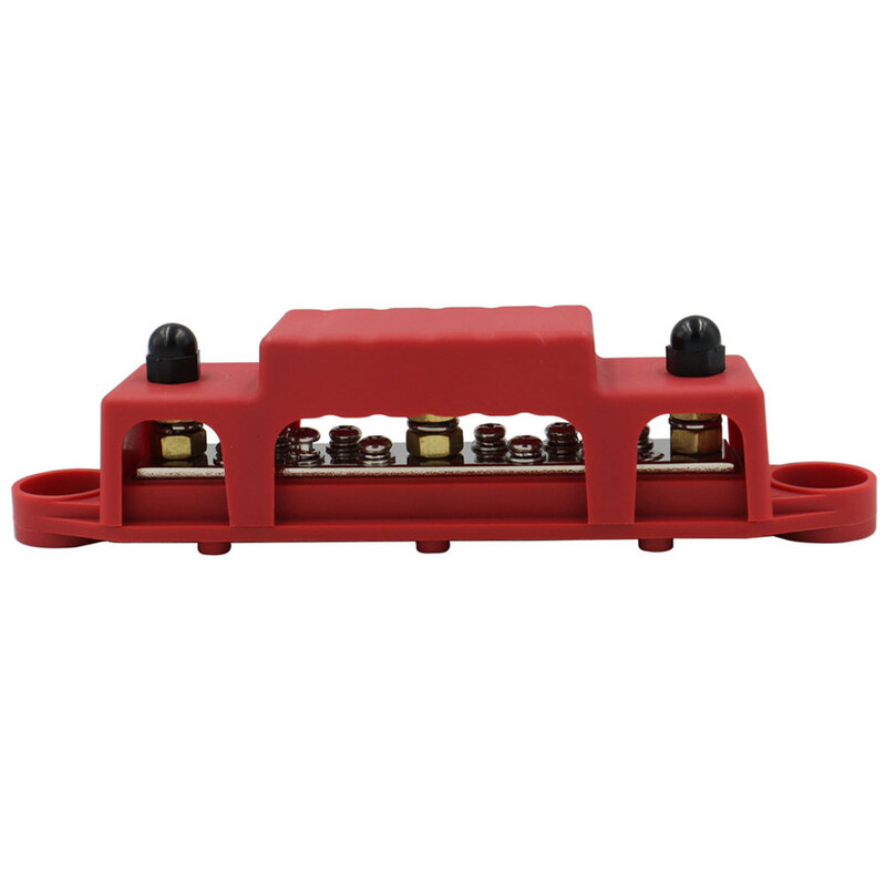 1Pcs Universal Bus Bar Terminal Power Distribution Block 150A DC 48V M6 Studs for Car Recreational Vehicle Boat Accessories
