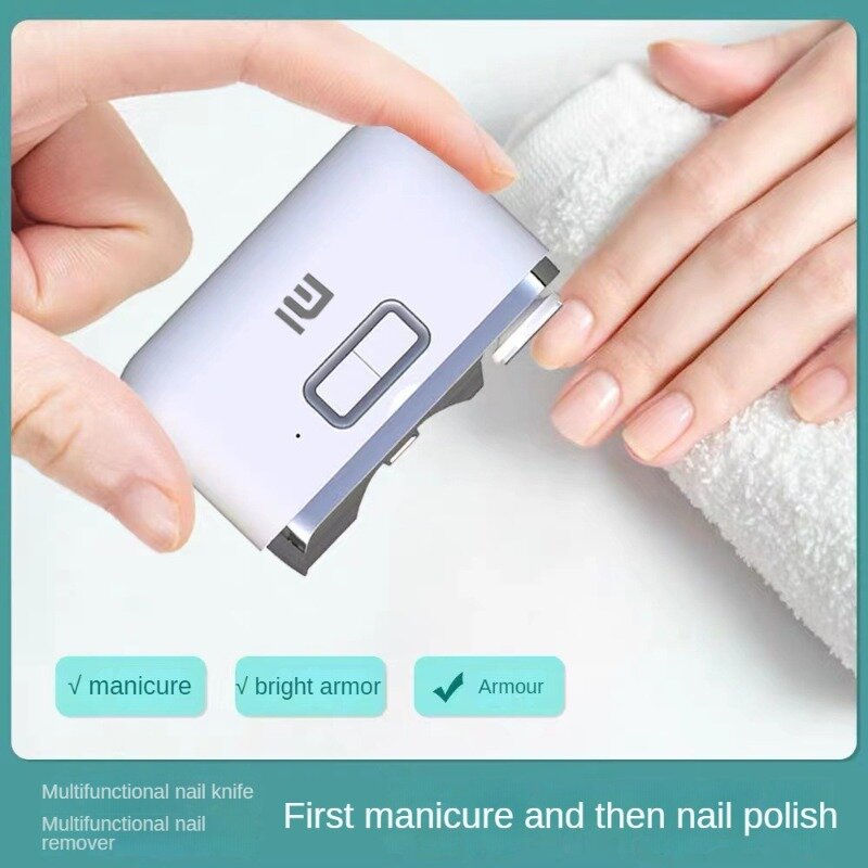 Электрические щипчики для ногтей Xiaomi Mijia, полностью автоматическая полированная броня, триммер для ногтей, умный дом, подходит для детского маникюра