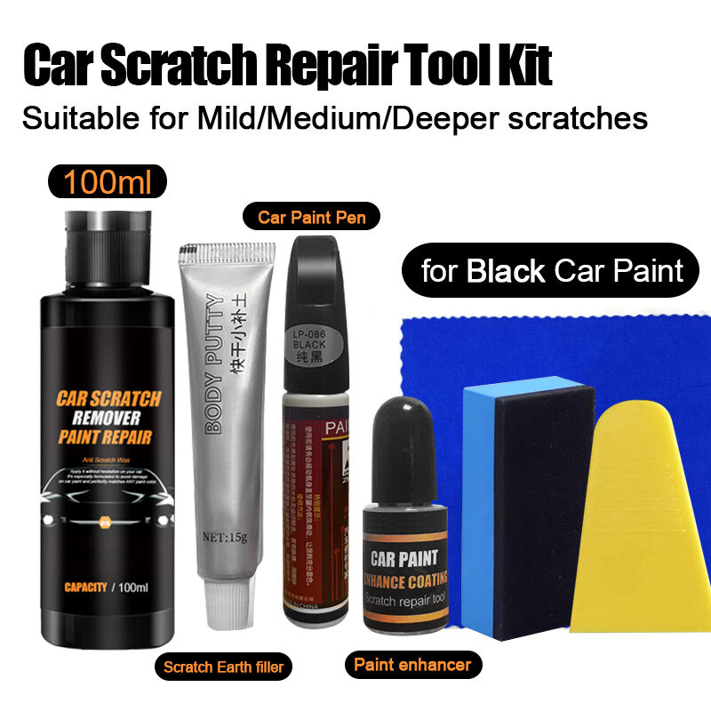 Universal Paint Scratch Repair Tool, Removedor de arranhões, Auto removedor de redemoinho, Polimento de arranhões
