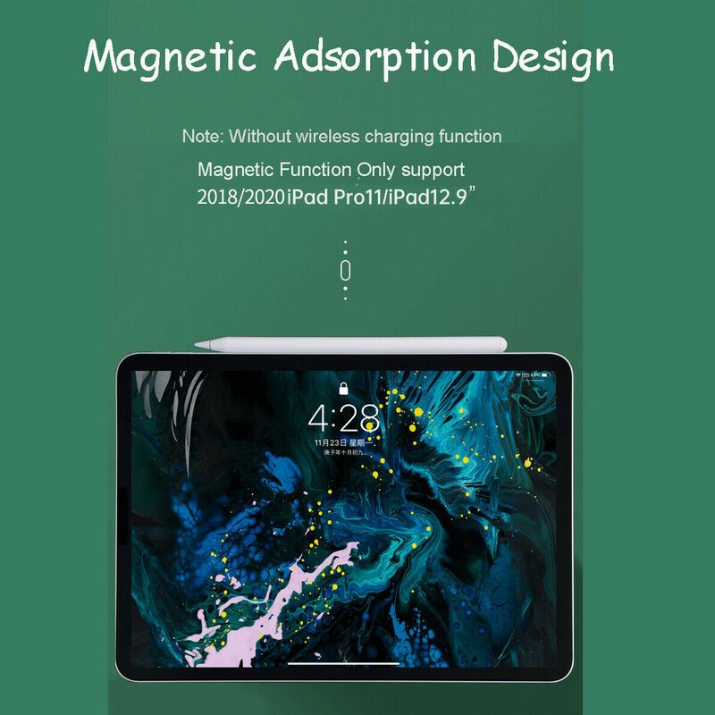 Matita per pittura digitale con penna stilo applicabile a Apple ipad 2018-2021 con penne con sensibilità all'inclinazione della carica magnetica con rifiuto del palmo