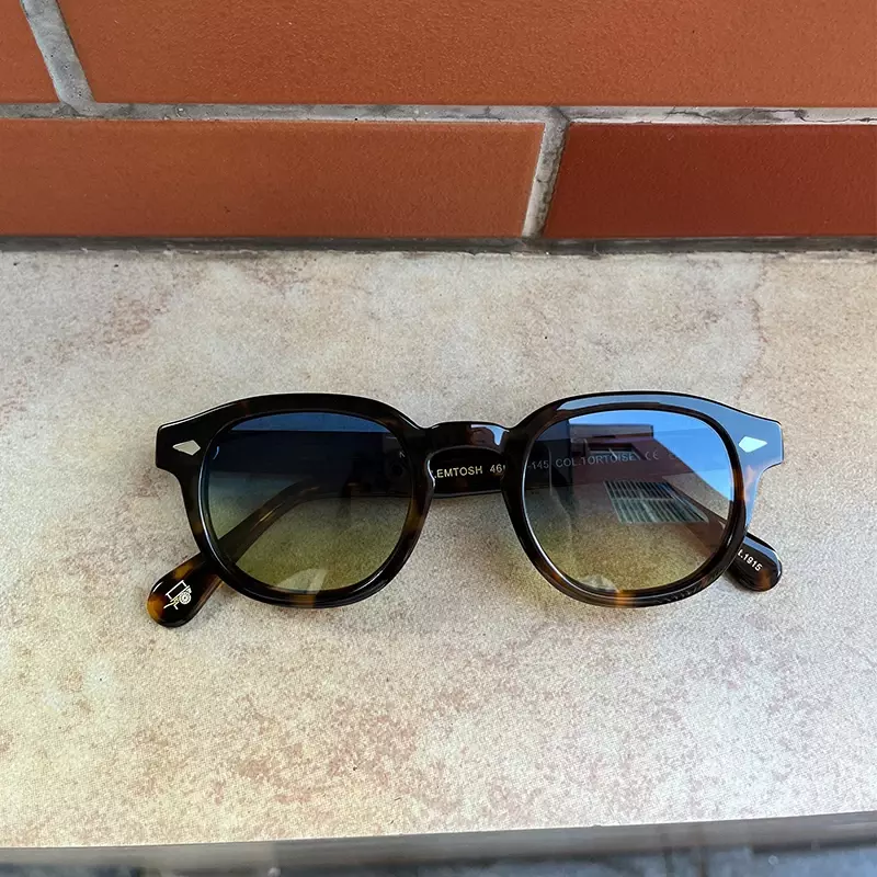 แว่นสายตาวินเทจสำหรับผู้หญิงแว่นตาวินเทจแว่นกันแดดทรงรีแนวอะซิเตทแว่นกันแดด UV400ผู้หญิง Johnny Depp
