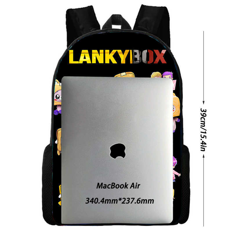 Школьный рюкзак LankyBox для детей, рюкзак для девочек с рисунком, большой и прочный Детский рюкзак, лучший подарок