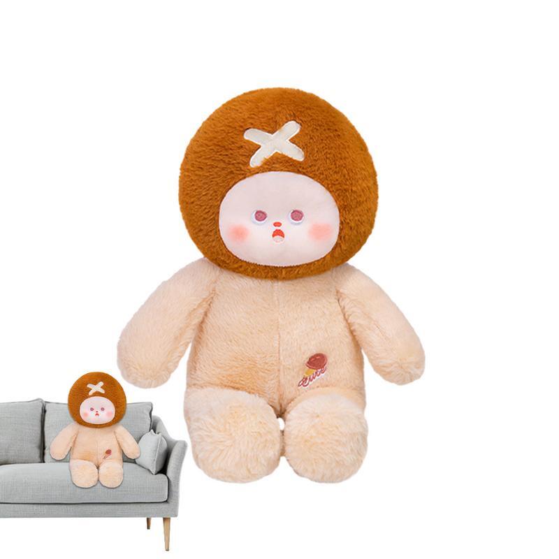 Cenoura Stuffed Animal Toy, Soft Cartoon Vegetable Plush Toy, Bonecas Huggable, Multifuncional Confortável