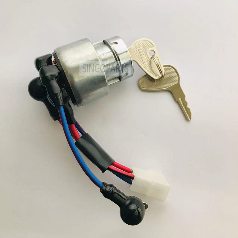 5-Wire Ignition Switch Keys Fits Kubota TC020-31822 TC020-31820 32430-31820