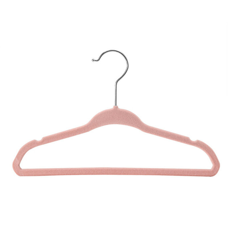 10/20Pcs Baby Non-Slip Velvet Hangers Space Saving 360 Degree Swivel Hook Flocked Felt Kids Clothes Drying Rack Organizer