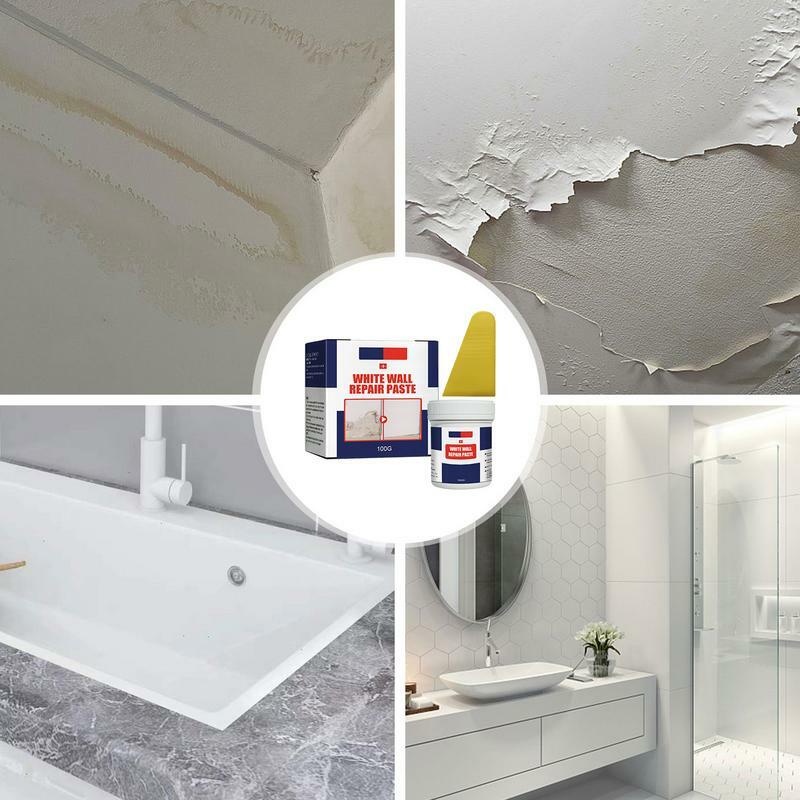Wall Mending Agent Wall Repair Cream With Scraper Paint Valid Mouldproof Quick-Drying Patch Restore For Hole