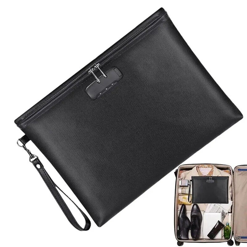 Fireproof Money Envelopes Safe Accessories High Confidentiality Safe Pouch Fire-Resistant Secure Storage Solution