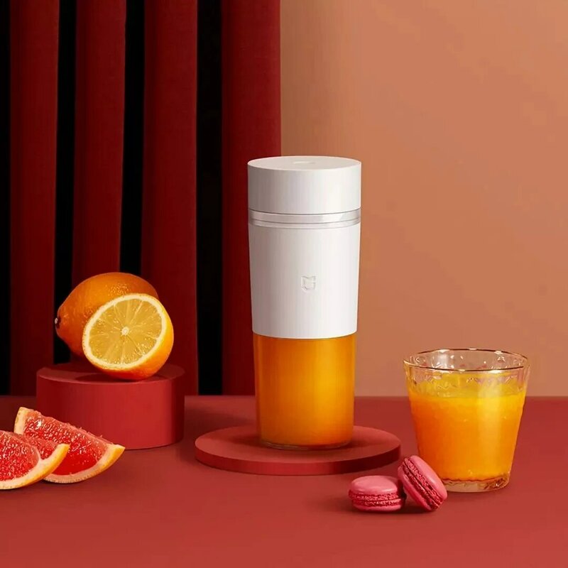 XIAOMI MIJIA Blender portabel elektrik, mesin pembuat jus buah untuk makanan jeruk prosesor dapur ekstraktor jus rumah tipe-c