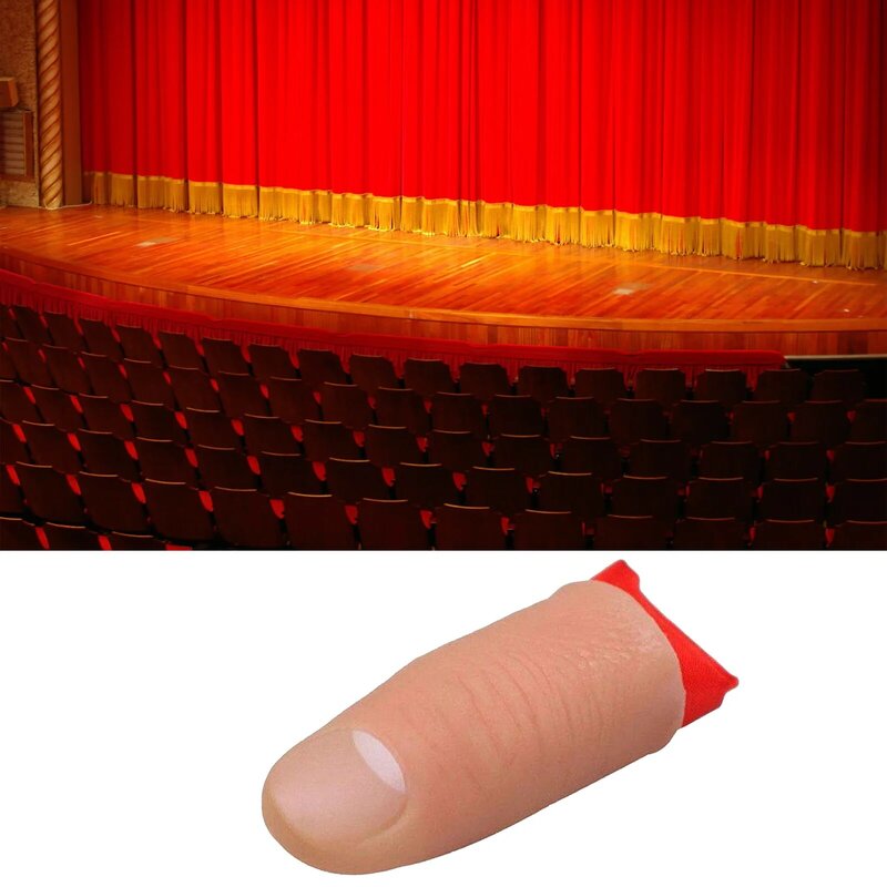 Magic Fingers Fake Thumb Trick Prank Toy Appear Or Disappear Silk Close Up Stage Show Prop For Children Party Gifts