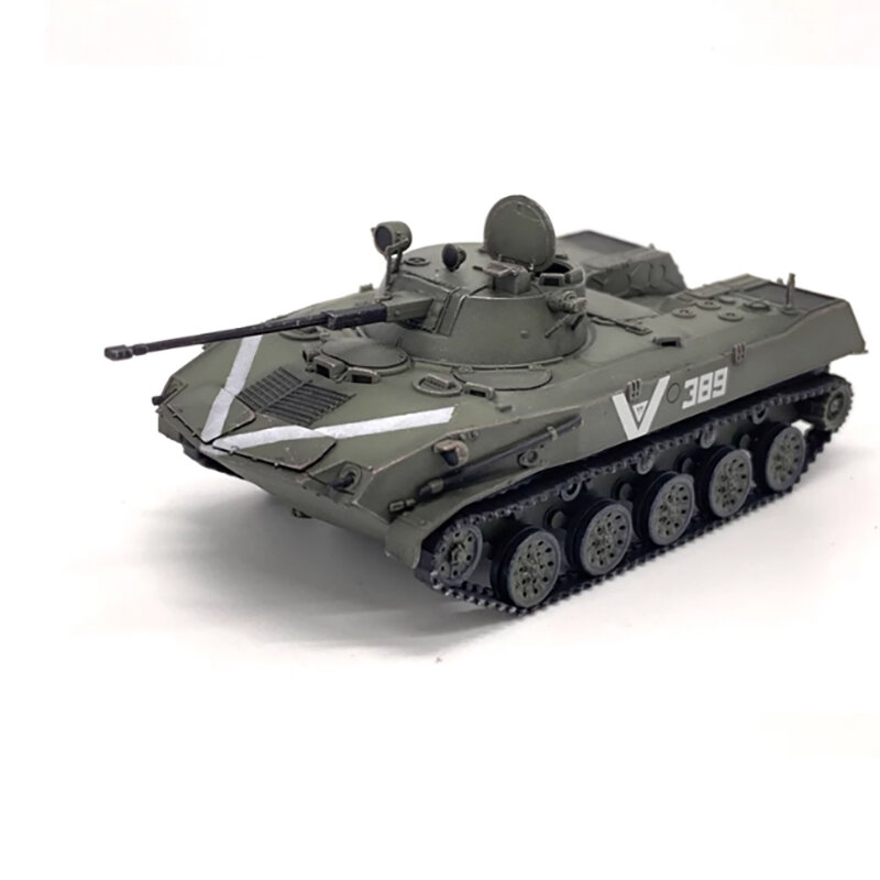 Mainan mobil lapis baja kendaraan tempur infanteri BMD2 Rusia skala 1/72 mainan koleksi Souvenir dewasa