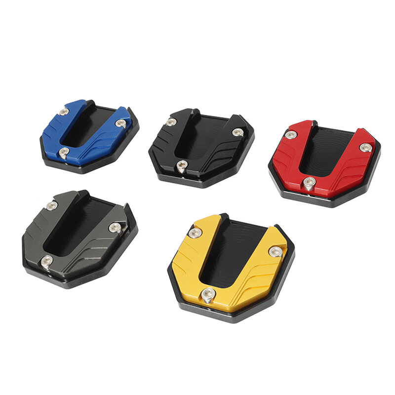 Motorcycle Bikes Kickstand Extender Foot Side Stand Extension Foot Pad Support Plate Motorcycle Accessories