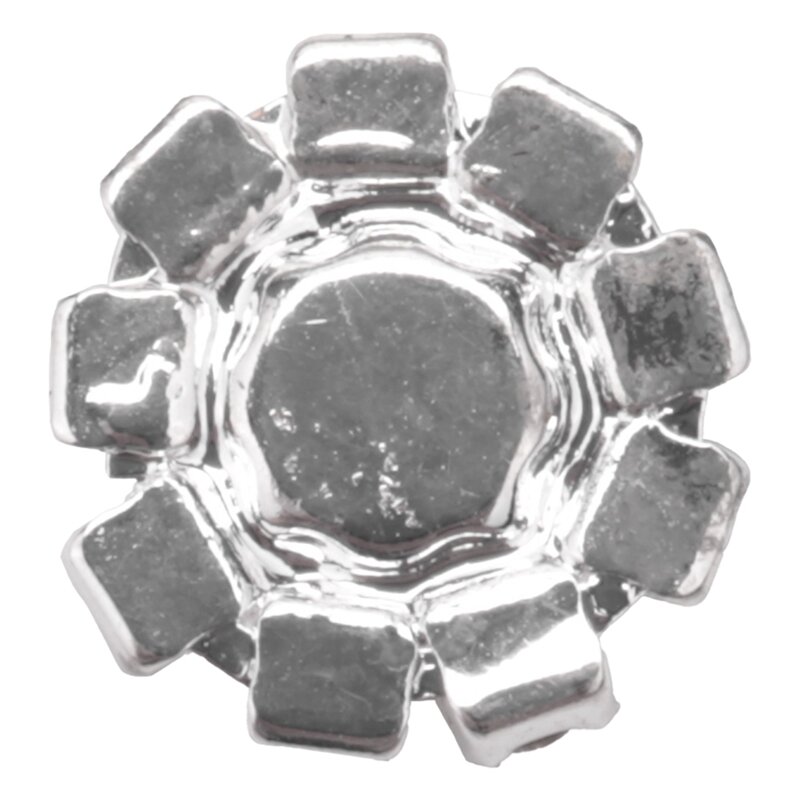 Botão De Cristal Rhinestone, Decoração De Volta Plana, DIY, Clear, 15mm, 20 Pcs