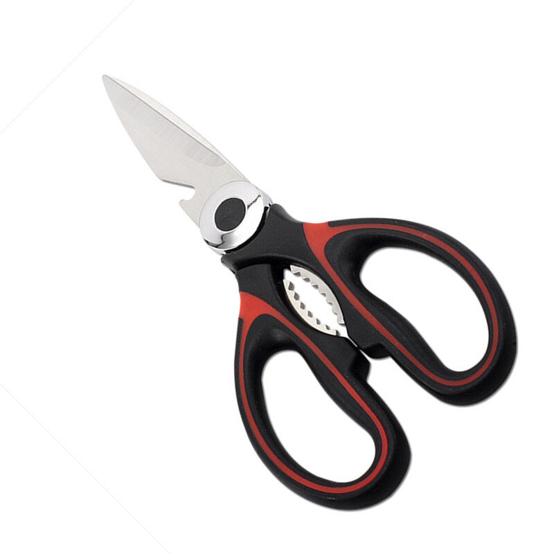 Wysokiej jakości nożyczki ze stali nierdzewnej strona główna wielofunkcyjne nożyce kuchenne nóż otwieracz do butelek Business Office Supply narzędzie do cięcia