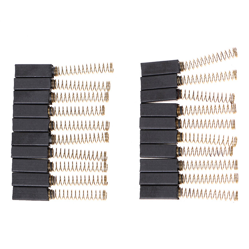 20 pces/10 pares de escovas do motor carbono para dremel ferramenta rotativa para ferramentas elétricas genéricas do motor elétrico mini acessórios broca