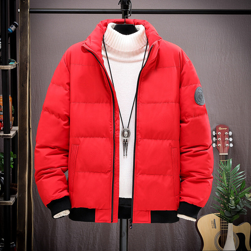 남성용 퍼퍼 파카 코트, 두꺼운 다운 재킷, 따뜻한 두꺼운 다운 하이 퀄리티, 오버사이즈 겨울 재킷, 2024